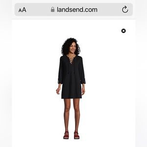 Jersey swim cover up